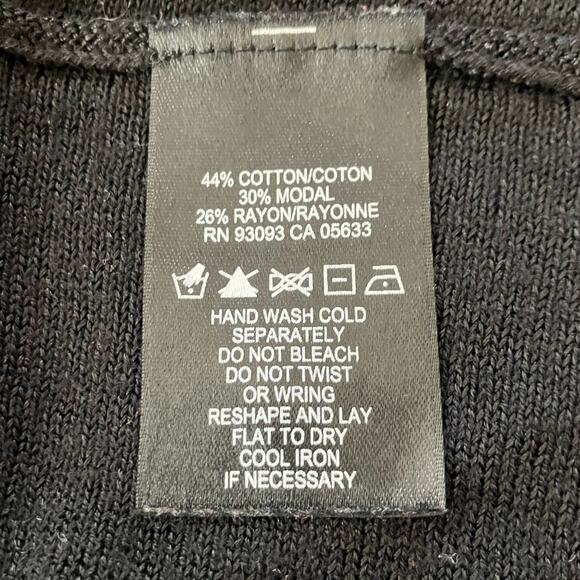 Nic + Zoe Women's Black/Cream Sleeveless Knit Sweater Slightly Flare Dress SZ 3X - Picture 10 of 10